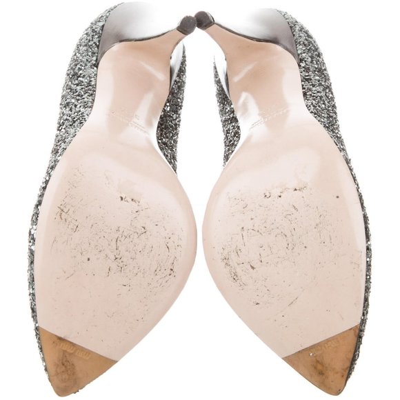 Miu Miu Metallic and Silver Pumps - Picture 5 of 5